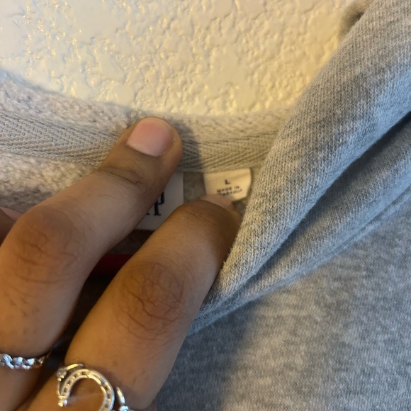 GAP Gray Hoodie Sweater - Picture 2 of 3